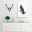 The Cuban Amazon Parrot by F. Levaillant - Wrapped Canvas-55359029