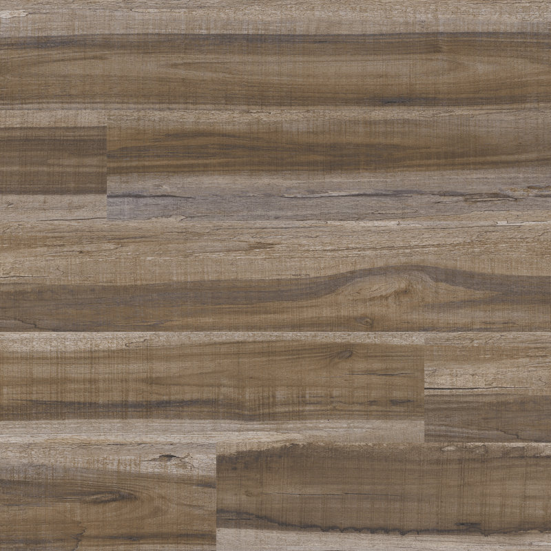 Plancher de vinyle imperméable de luxe à âme rigide Parkland Salvo 7 po x 48 po, 5 mm, 12 mil, Salvo, 12 mil