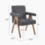 Fauteuil de salle à manger en tissu Poppy-439332364
