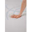 Matelas en mousse viscoélastique 8 "Sleep en blanc / bleu clair-2005190479