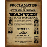 James Younger Gang Print