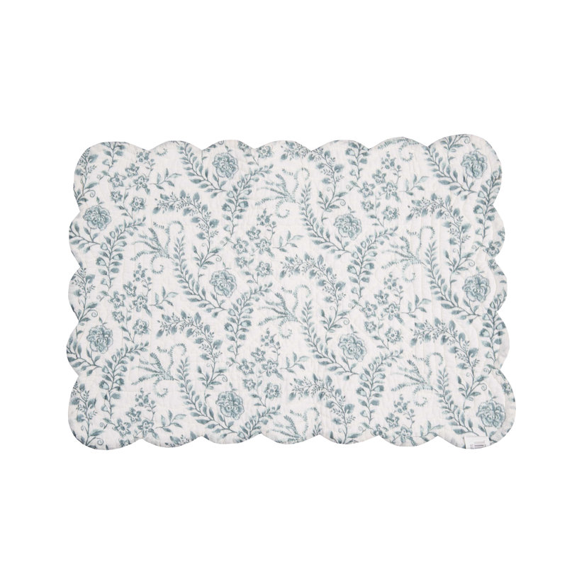 Ensemble de 6 napperons en coton 13 po x 19 po Braganza
