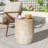 Outdoor Cicci Carved Side Table-157352838