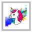 Art sur toile licorne arc-en-ciel-47848637-47848632