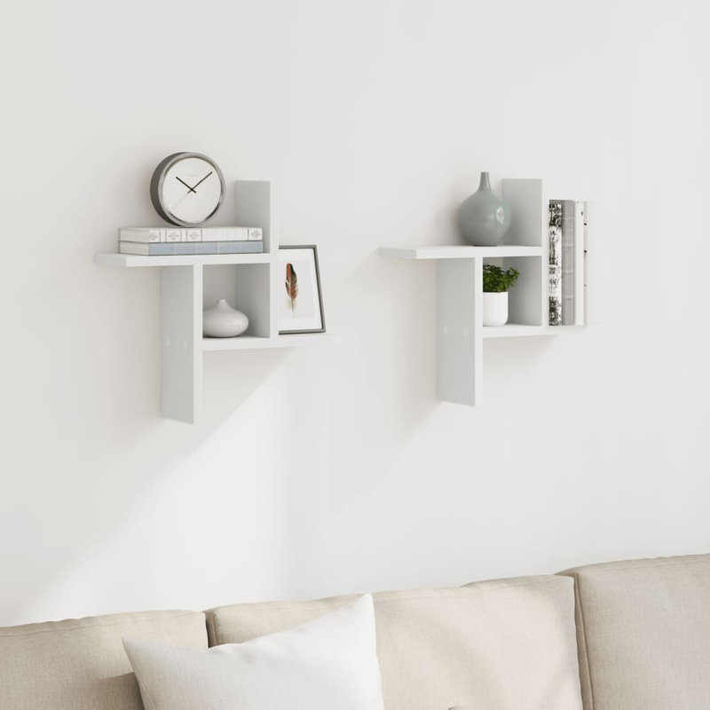 Rocchi Floating Shelf, 38cm H x 38cm W x 12cm, White