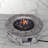 Rust And Heat Fire Pit - 40000 , Concrete, Outdoor Use Fireplace Relaxation, Stone Gray