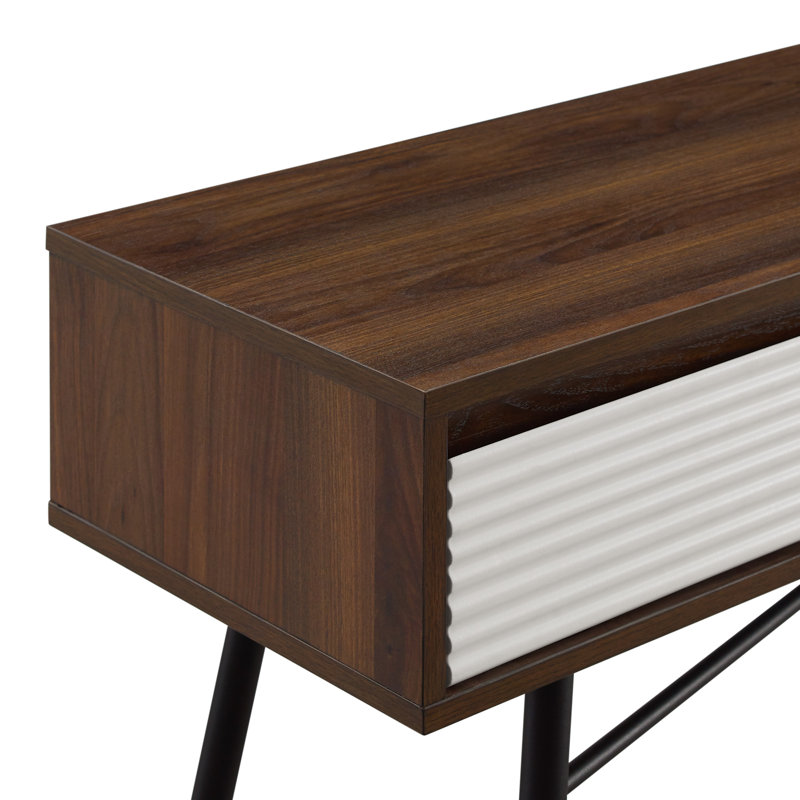 Nikolas Console Table, Dark Walnut