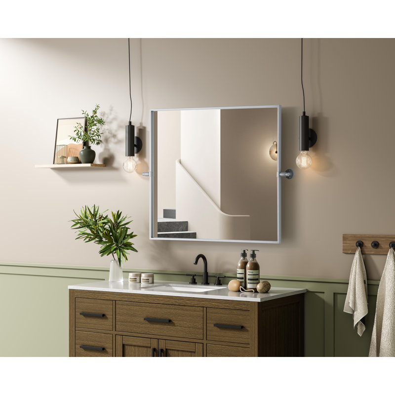 Miroir Amoura, Argent, 30 po x 27 po