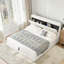 Bakki PU Upholstered Hydraulic Bed With Concealed Headboard Storage, Bed Box Storage-1312679281-1339353378