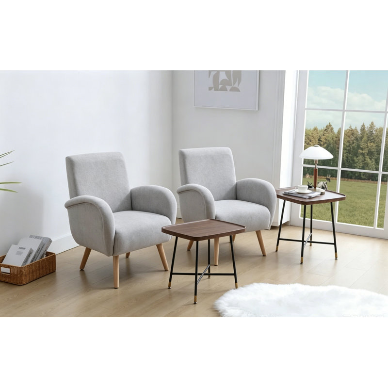 Manufactured Wood Accent Stool, Grey