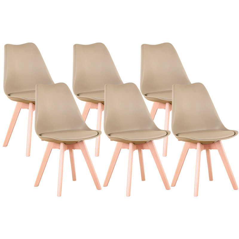 Quade Upholstered Dining Chair, Beige, 6