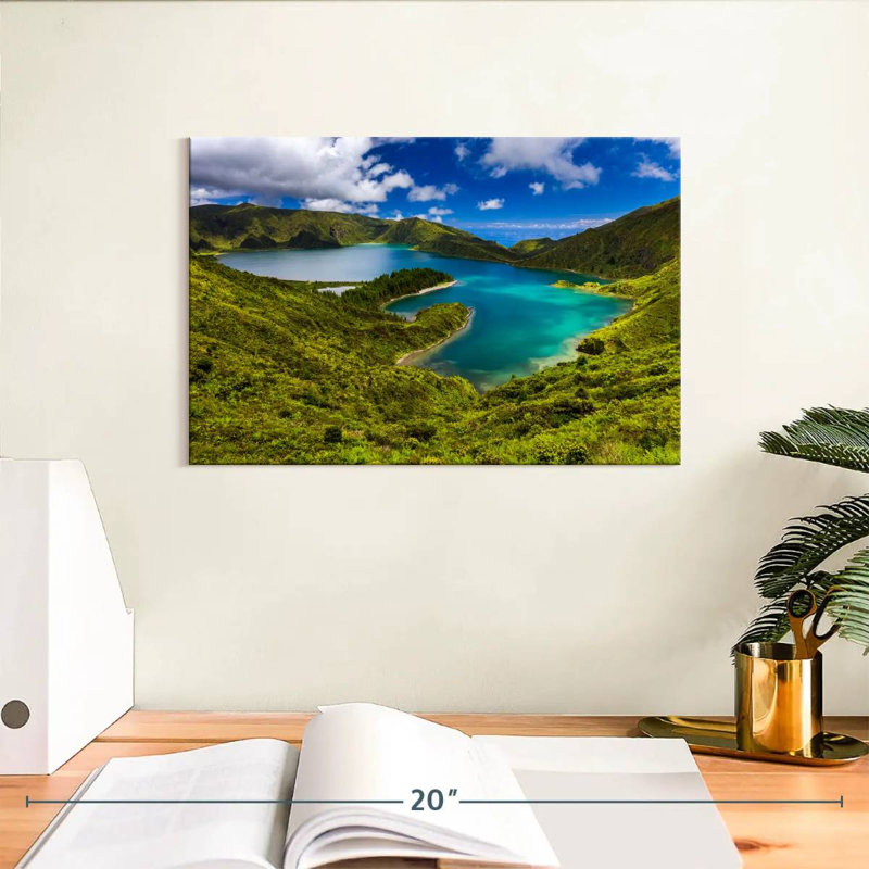 Lac Alvord Lagoa Do Fogo, H 8 po x l 12 po
