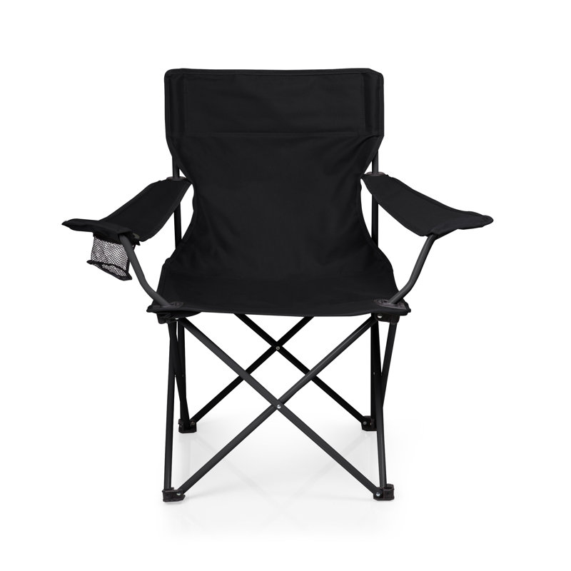 PTZ Camp Chair with Carrying Bag, Black