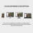Burlywood Solid Wood Display Cases