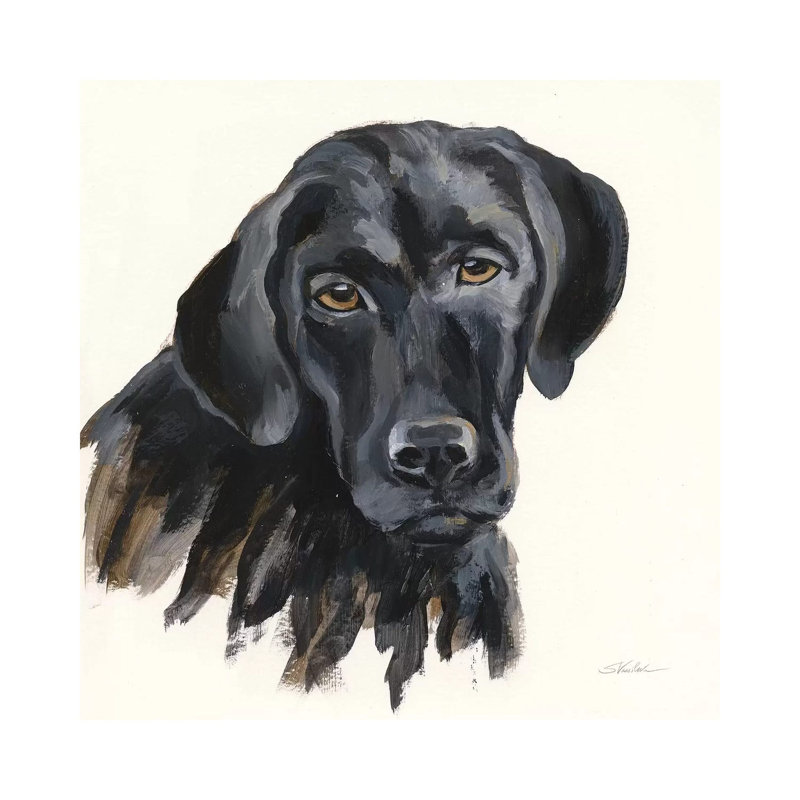 «Chrissy» par Silvia Vassileva - reproduction d'art, H 26 po x l 26 po x P 1,5 po, Toile tendue, Pas de tapis