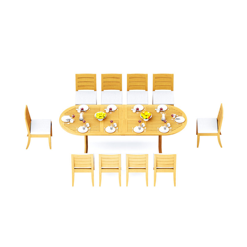 Atnas Outdoor - Piece Teak Dining Set, 10