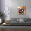  «Elegant Thanksgiving Turquie 1» par Nicole DeCamp, art mural sur toile, 37 po x 37 po