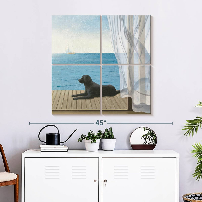 Brampt Coastal Blue Breeze I, H 32 po x l 32 po