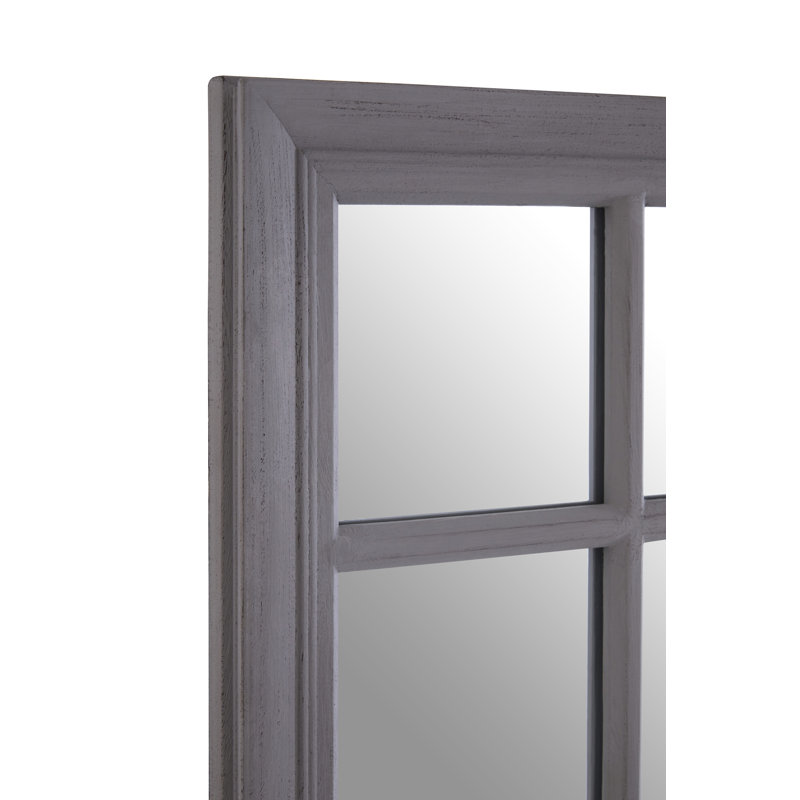 Martinez Solid Wood Concave Wall Mirror