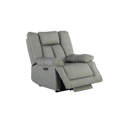 Big and Tall Power Recliner Chair with Dual Motor, Power Headrest, 400 lbs Capacity, USB-C Charging