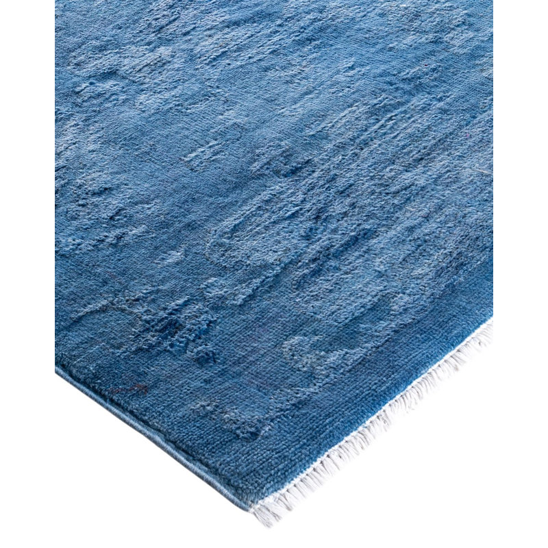 Overyed One-of-a-Kind Rectangle 4'1" X 6'2" Hand Knotted Area Rug