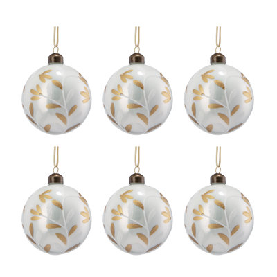 3.9'' Glass Annual Ornament Ball Ornament