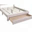 Lit en tissu d'ameublement en laine grand lit 1pc-130008415