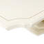 Fantosini Pedestal Dining Table - Creamy Pearl