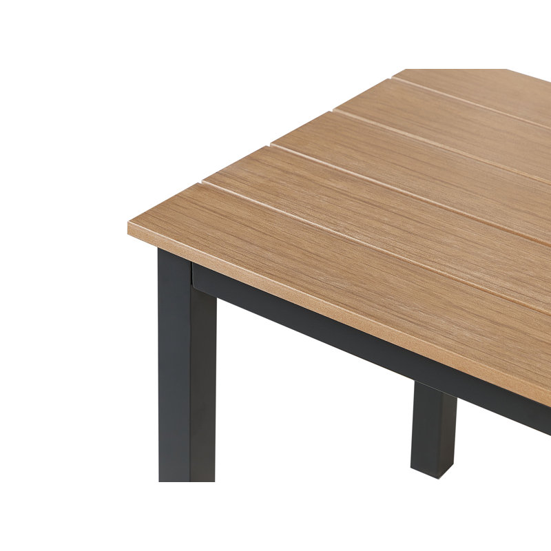 Messina Rectangular Metal Outdoor Dining Table , 96.52cm cm W 50.8cm cm D