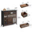 Solid Wood 1 - Door Rectangle Accent Cabinet