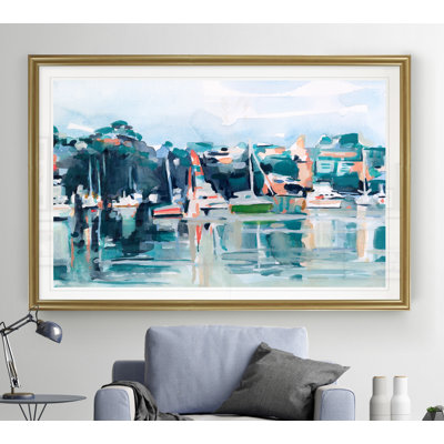 «Watercolor Bay II», reproduction sur toile