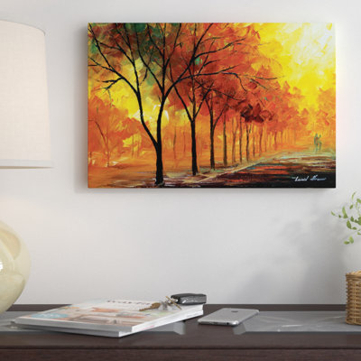 « yellow fog », reproduction d’art sur toile tendue
