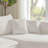 Curved Sofa With Ingenious Shape White