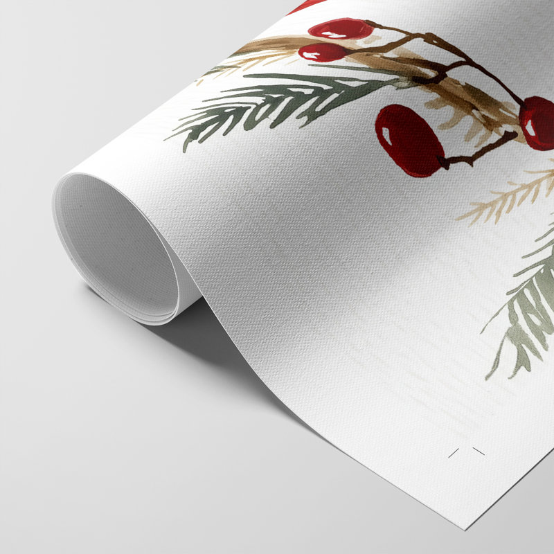 Art des Fêtes de Noël - impression sur toile seulement - non encadrée, H 12 po x l 8 po