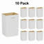 Ensemble de 10 poubelles en carton ondulé jetables 40 gallons