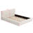 Upholstered Platform Bed With Solid Frame-1810594711
