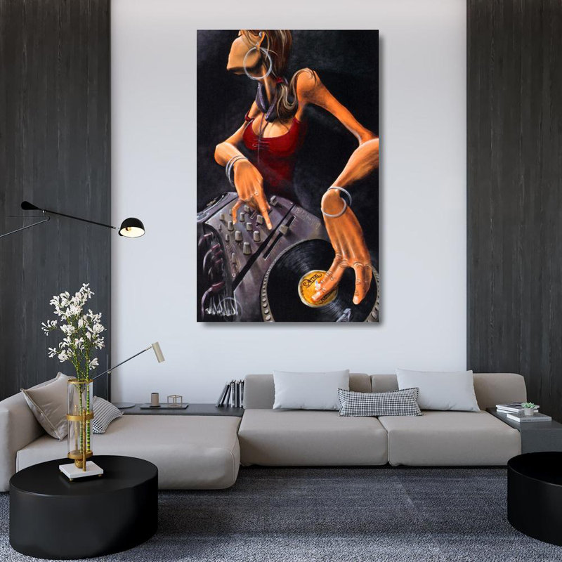 DJ Jewel, 48" H x 30" W