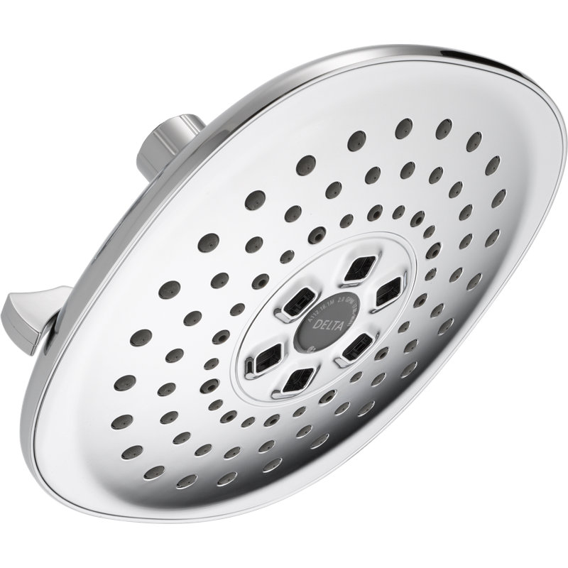 Universal Showering Components 2 GPM Shower Head with H2okinetic Technology, Chrome