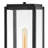 Caliana Modern 18.5" Outdoor Post Light with Large Clear Glass Panels-270308698-270374594