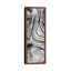 Agate Panel Grey III by Danielle Carson - Floater Frame Panoramic Painting on Canvas-1511500066-1511500069