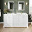 Ensemble de meuble-lavabo double autoportant 72 po avec plateau en quartz Deborah-98186989-98186986-98186987