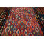 Tapis oriental réversible en laine Kilim 9 x 11