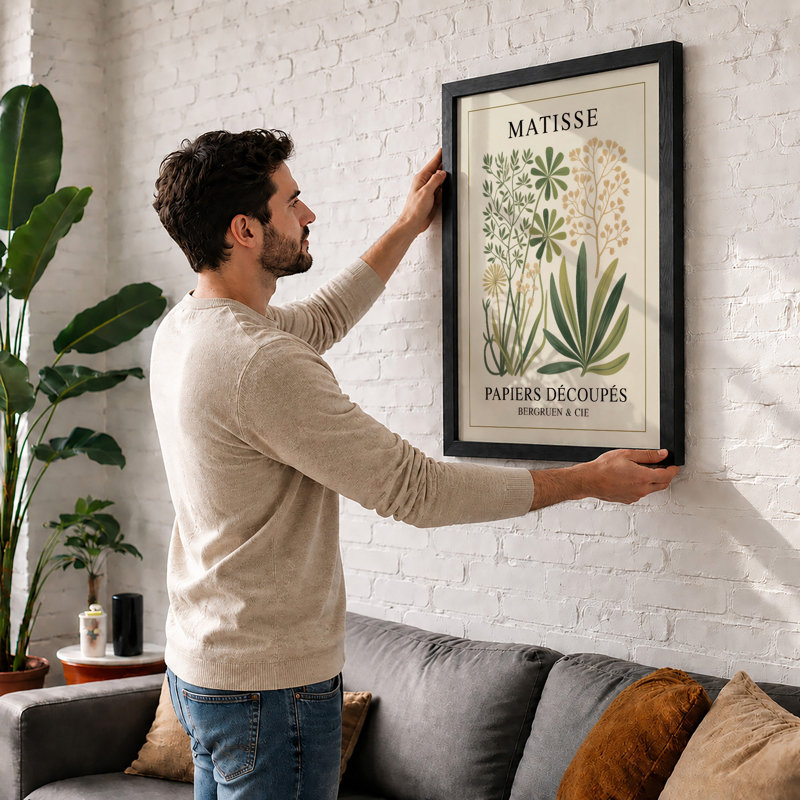 Matisse Collection Botanical - Framed Print, A1 - 84.1 x 59.4 cm, Unframed