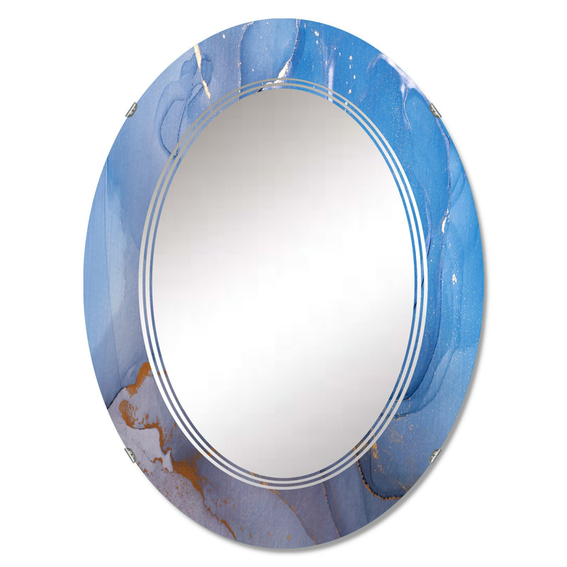 Miroir de salle de bain ovale mural, 30 po x 20 po