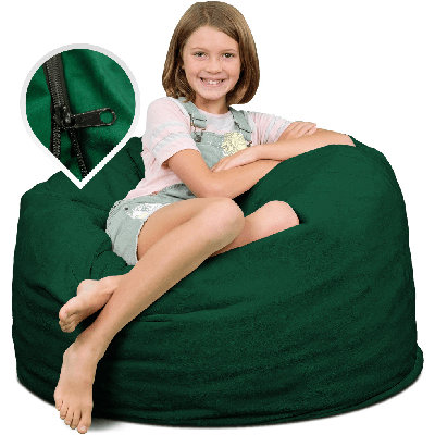  | Housse de remplacement pour fauteuil à billes de 3 pi seulement | Lavable amovible | Housse seulement