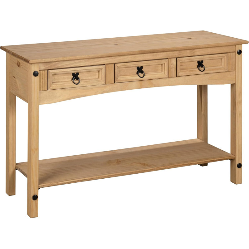 Aticus 122cm Solid Wood Console Table
