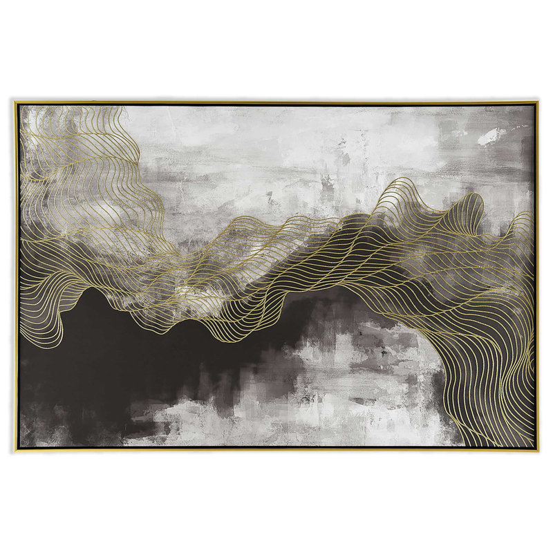Golden Path, toile encadrée