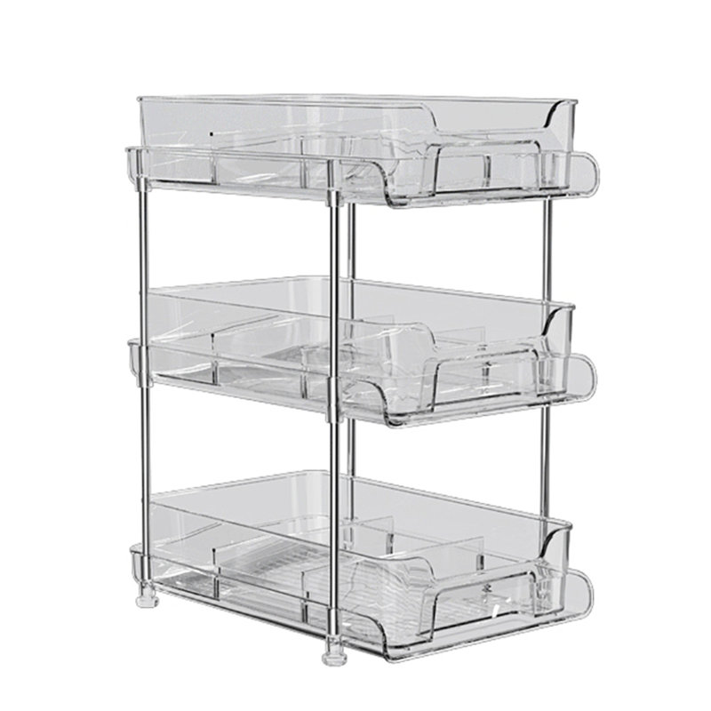 Anguila Plastic Makeup Organiser