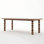Brown Rectangular Solid Wood Dining Table