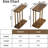 C-Shaped Solid Wood End Table, Side Table for Couches, Sofa Tables Slide Under Couch for Living Room, Over Couch TV Tray Table for Small Spaces Style Wooden (Dark Walnut, Large)
